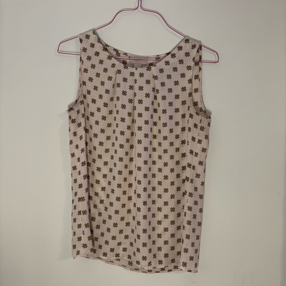 Loft Outlet Sleeveless Blouse, Size Small, Excellent Condition